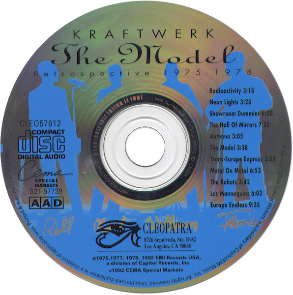 Kraftwerk - The Model (Retrospective 1975-1978) | Cleopatra (CLEO57612) - 3