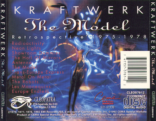 Kraftwerk - The Model (Retrospective 1975-1978) | Cleopatra (CLEO57612) - 2