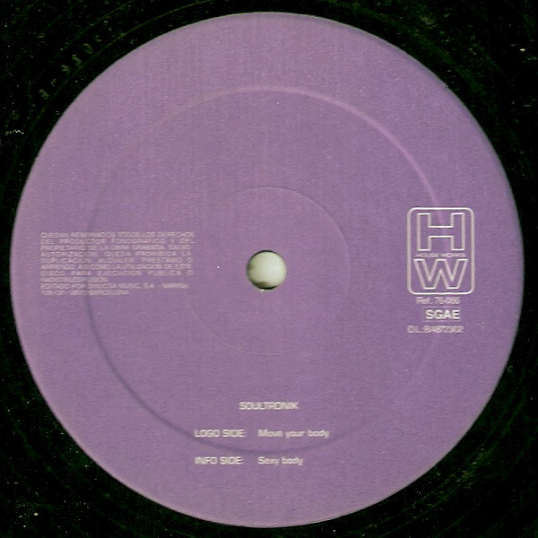 Soultronik - Move Your Body | House Works (76-086) - 3