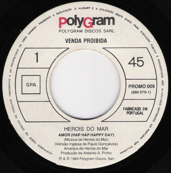 Heróis Do Mar - O Rapto | Philips (880 079-1) - 4