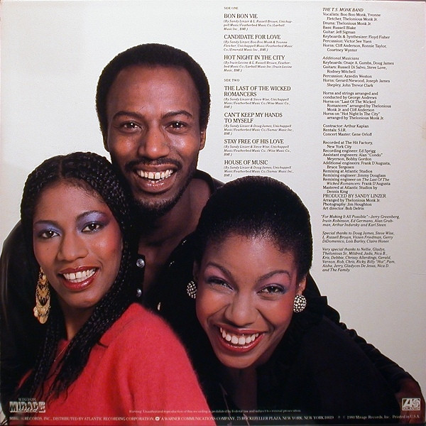 T.S. Monk - House Of Music | Mirage (WTG 19291) - 2 T.S. Monk - House Of Music | Mirage (WTG 19291) - 2