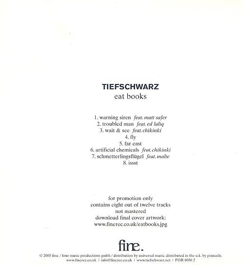 Tiefschwarz - Eat Books | Fine. (FOR 8036 2) - 2