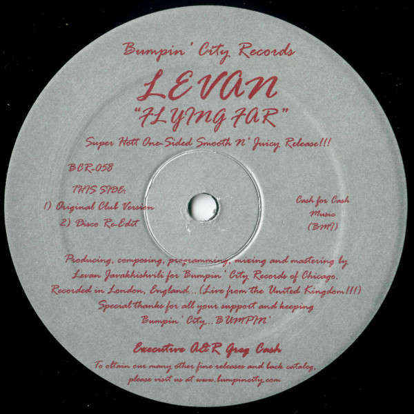 Levan - Flying Far | Bumpin' City Records (BCR-058) - main Levan - Flying Far | Bumpin' City Records (BCR-058) - main