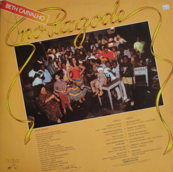Beth Carvalho - No Pagode | RCA Victor (103.0316) - 2