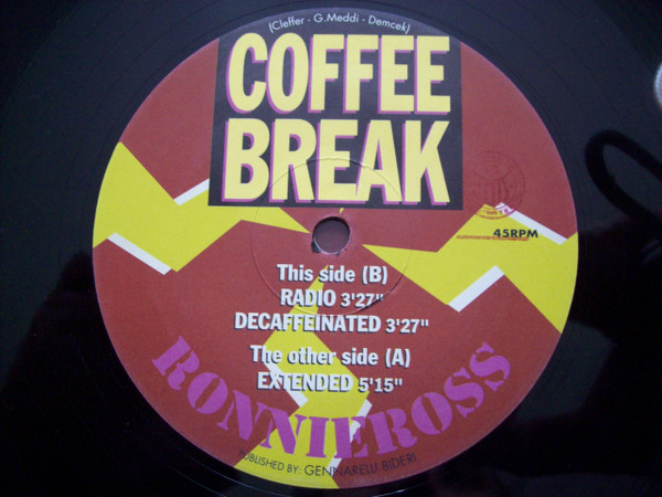 Ronnieross - Coffee Break | Exex Records (GBEX 00109) - 3 Ronnieross - Coffee Break | Exex Records (GBEX 00109) - 3