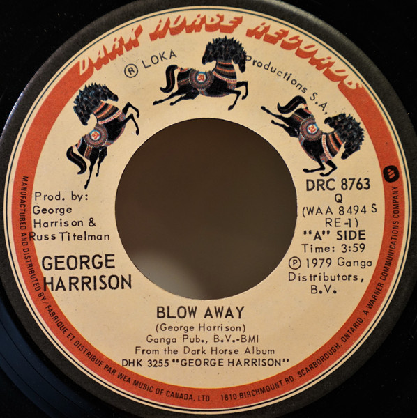 George Harrison - Blow Away | Dark Horse Records (DRC 8763) - main