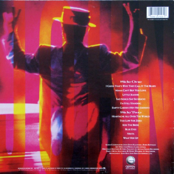 Elton John - Greatest Hits Volume III 1979-1987 [Vinyl] | Geffen Records (XGHS 24153) - 2