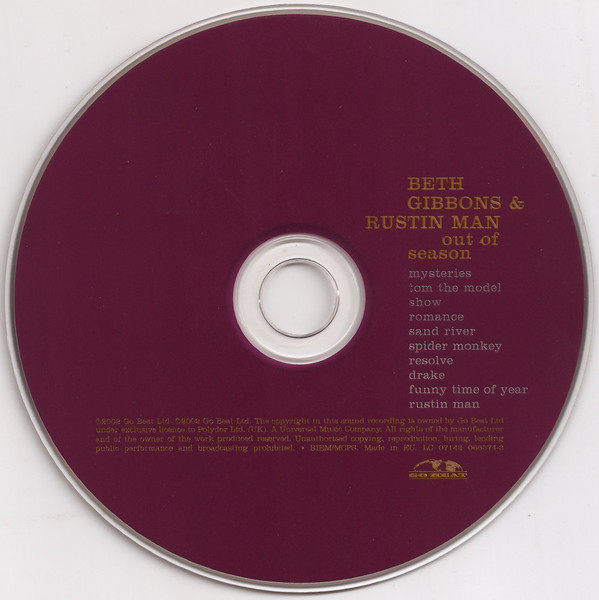 Beth Gibbons & Rustin Man - Out Of Season | Go! Beat (066574-2) - 3 Beth Gibbons & Rustin Man - Out Of Season | Go! Beat (066574-2) - 3