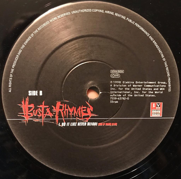 Busta Rhymes - Gimme Some More | Elektra (7559-63782-0) - 4