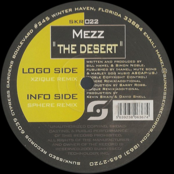 Mezz - The Desert | Sunkissed Records (SKR 022) - main