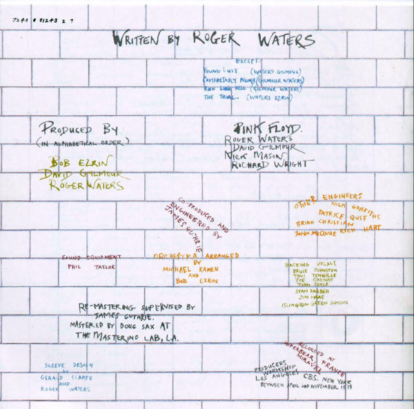 Pink Floyd - The Wall | EMI United Kingdom (7243 8 31243 2 9) - 3