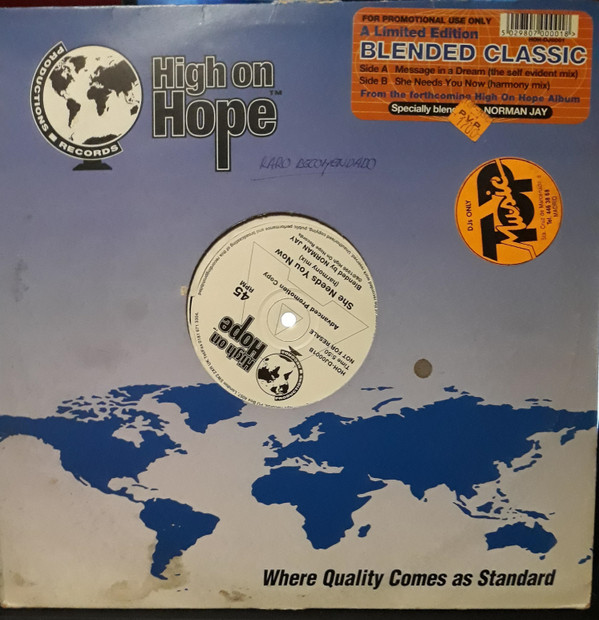 Norman Jay - Message In A Dream | High On Hope Records (HOH-DJ0001) - main Norman Jay - Message In A Dream | High On Hope Records (HOH-DJ0001) - main