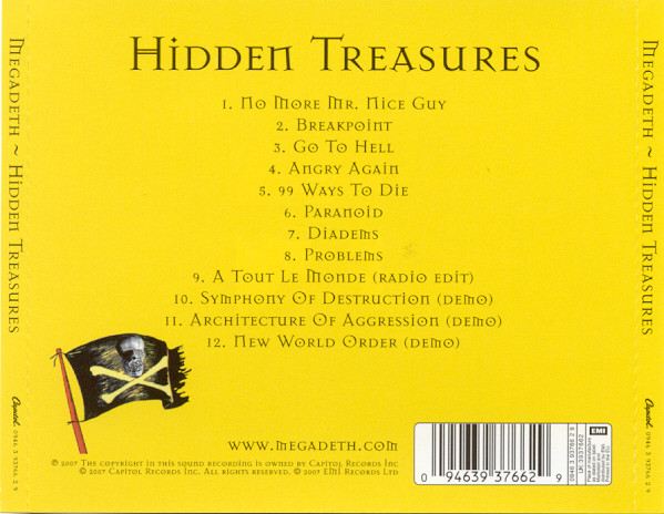 Megadeth - Hidden Treasures | Capitol Records (0946 3 93766 2 9) - 2