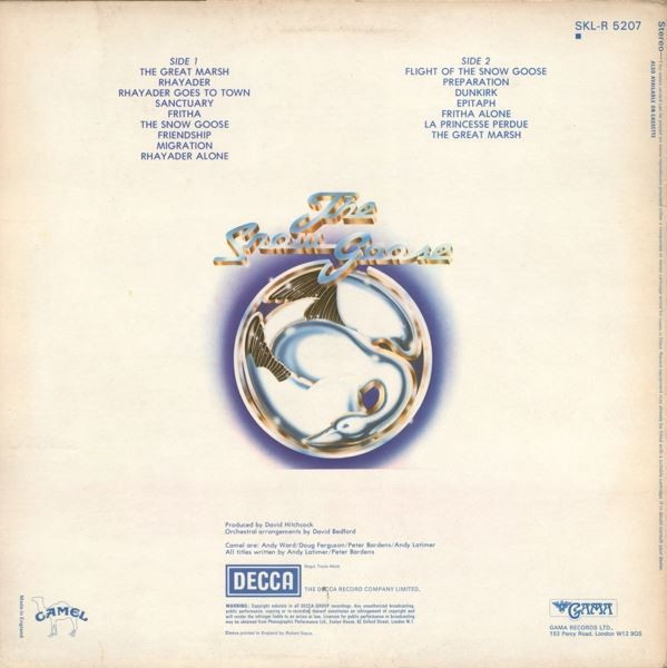 Camel - The Snow Goose | Decca (SKL-R 5207) - main
