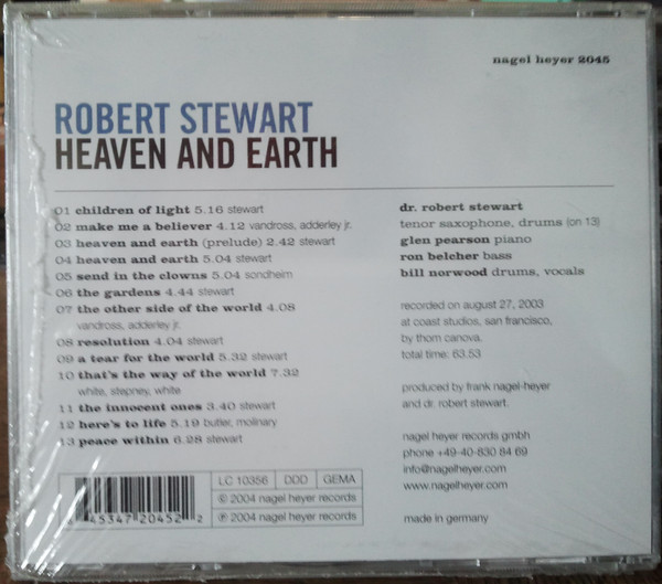 Robert Stewart - Heaven And Earth | Nagel Heyer Records (nagel heyer 2045) - 2