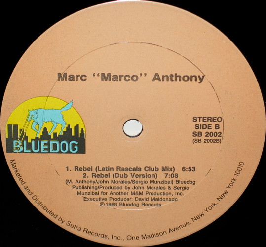 Marc Anthony - Rebel | Bluedog Records (SB 2002) - 4
