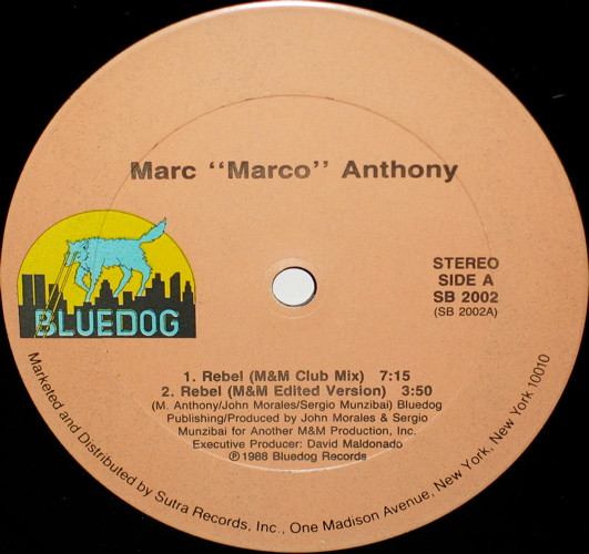 Marc Anthony - Rebel | Bluedog Records (SB 2002) - 3