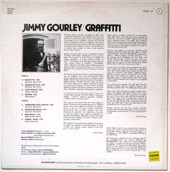 Jimmy Gourley - Graffitti | Promophone (PROM 14) - 2 Jimmy Gourley - Graffitti | Promophone (PROM 14) - 2
