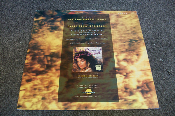 Gloria Gaynor - Don't You Dare Call It Love | Honey Bee Records (HONEY 112) - 2