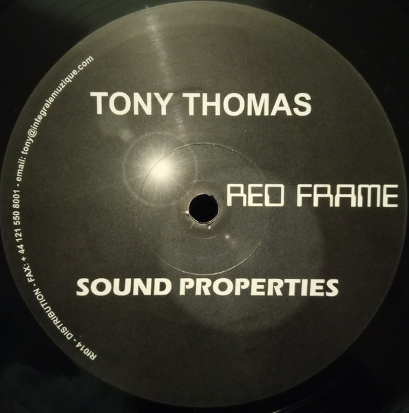 Tony Thomas - Sound Properties | Red Frame (RF014) - main