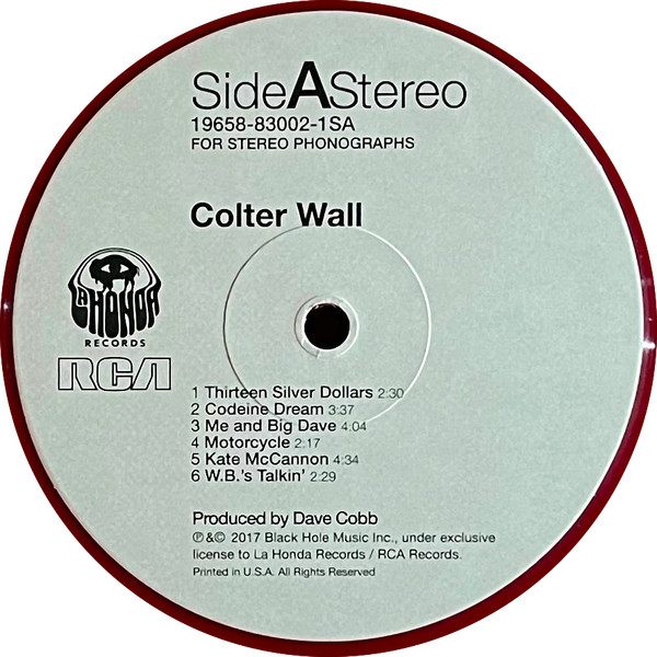 Colter Wall - Colter Wall | La Honda Records (19658-83002-1) - 4 Colter Wall - Colter Wall | La Honda Records (19658-83002-1) - 4