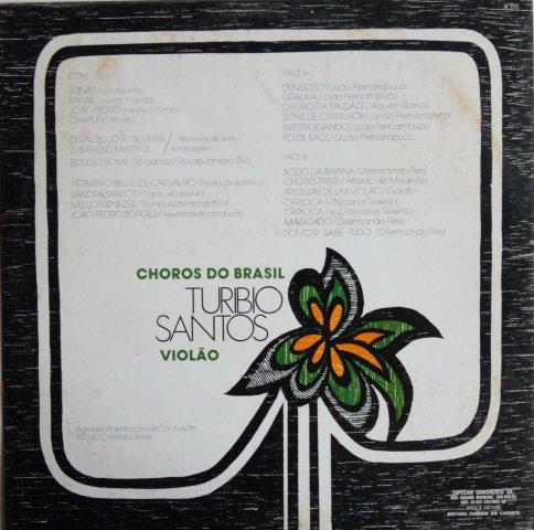Turibio Santos - Choros Do Brasil | Tapecar (LP-X-50) - 2