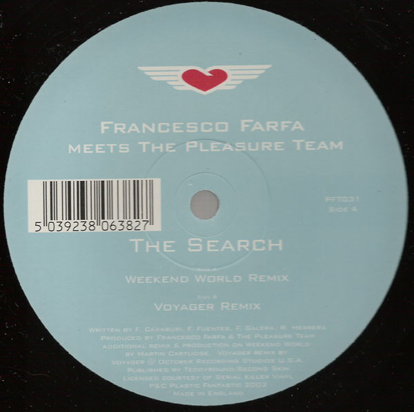 Francesco Farfa Meets The Pleasure Team - The Search (Remixes) | Plastic Fantastic (PFT031) - 2
