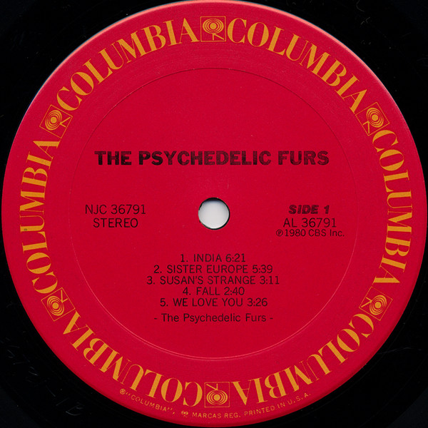 The Psychedelic Furs - The Psychedelic Furs | Columbia (NJC 36791) - 3