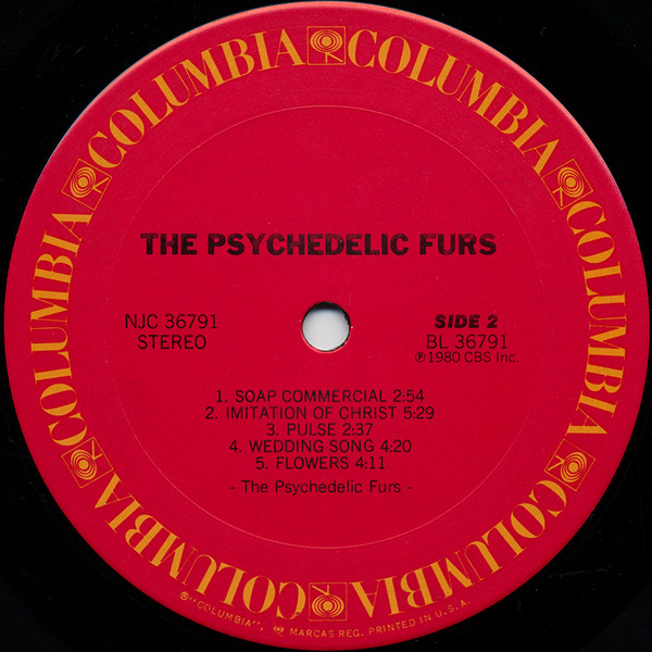 The Psychedelic Furs - The Psychedelic Furs | Columbia (NJC 36791) - 4