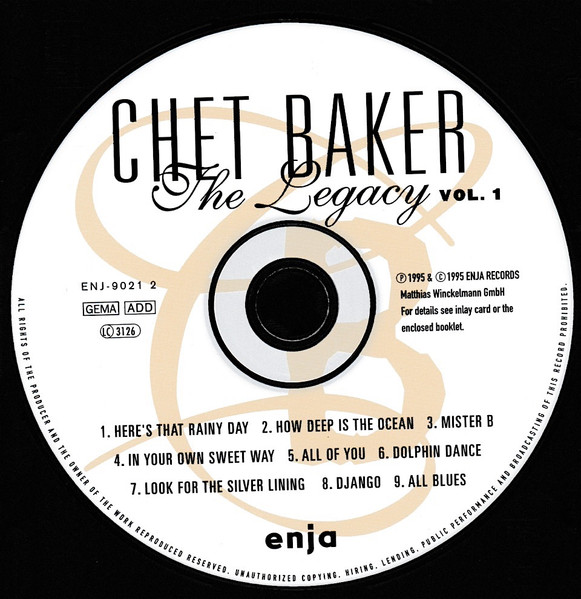 Chet Baker - The Legacy [CD] | Enja Records (ENJ-9021 2) - 3