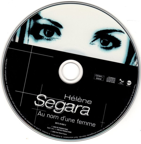 Hélène Ségara - Au Nom D'Une Femme | EastWest (8573 81454 2) - 3