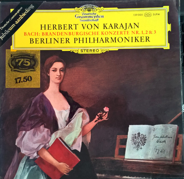 Herbert von Karajan , Berliner Philharmoniker - Johann Sebastian Bach - Brandenburgische Konzerte Nr. 1, 2 & 3 | Deutsche Grammophon (139 005 SLPM) - main