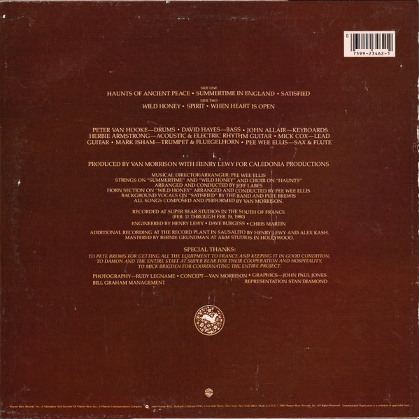 Van Morrison - Common One | Warner Bros. Records (BSK 3462) - 2