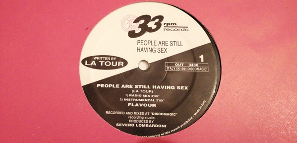 Flavour - People Are Still Having Sex | Out (OUT 3436) - 2