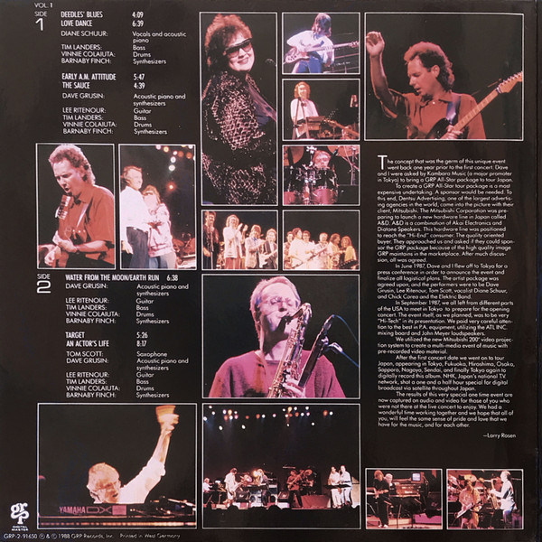Dave Grusin / Lee Ritenour / Chick Corea / Diane Schuur / Tom Scott - GRP Super Live | GRP (GRP-2-91650) - 2 Dave Grusin / Lee Ritenour / Chick Corea / Diane Schuur / Tom Scott - GRP Super Live | GRP (GRP-2-91650) - 2