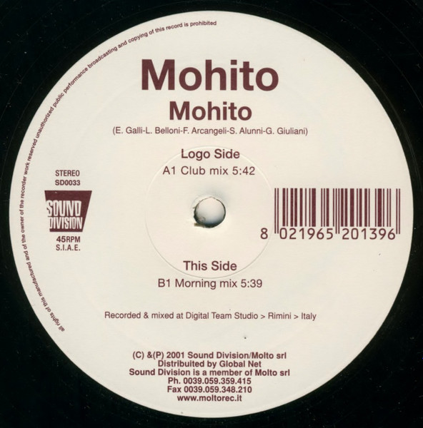 Mohito - Mohito | Sound Division (SD 0033) - main