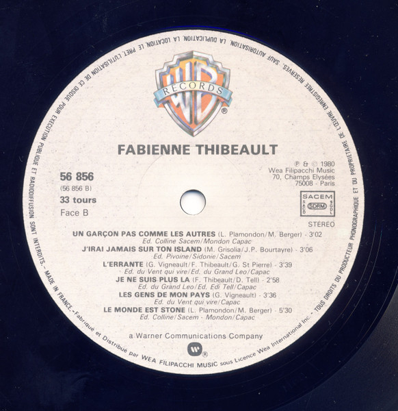 Fabienne Thibeault - Profil | Warner Bros. Records (56856) - 3