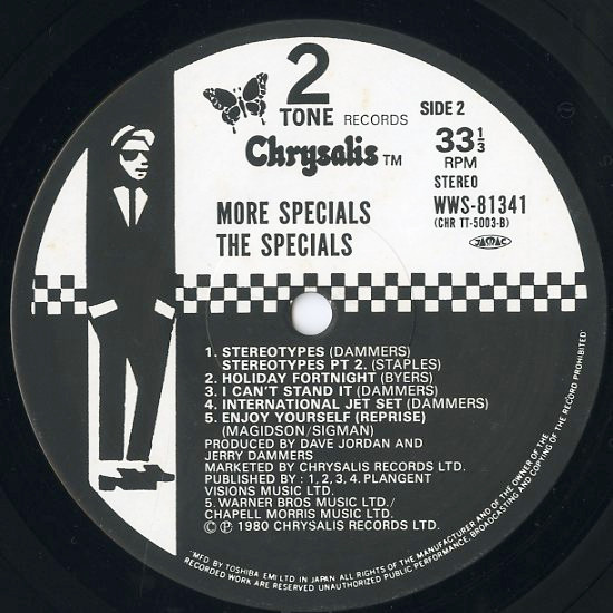 The Specials - More Specials LP - NO OBI | Two-Tone Records (WWS-81341) - 4 The Specials - More Specials LP - NO OBI | Two-Tone Records (WWS-81341) - 4