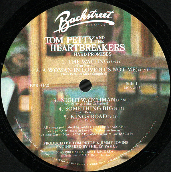 Tom Petty And The Heartbreakers - Hard Promises | Backstreet Records (BSR-5160) - 3