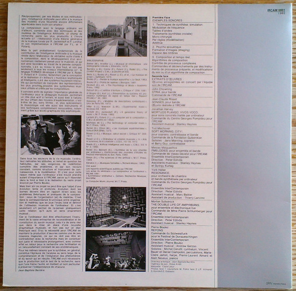Various - Ircam: Un Portrait | Ircam (IRCAM 0001) - 2