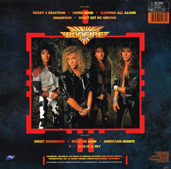 Bonfire - Fire Works | MSA Records (ZL 71518) - 2