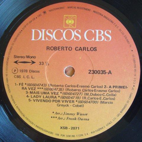 Roberto Carlos - Roberto Carlos | Discos CBS (230035) - 4