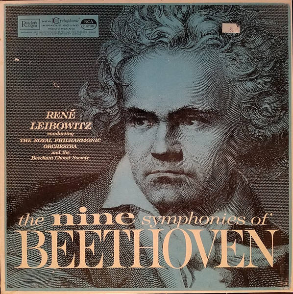 Ludwig van Beethoven , René Leibowitz , Royal Philharmonic Orchestra , The Beecham Choral Society - The Nine Symphonies Of Beethoven | Reader's Digest (RDS-34) - main