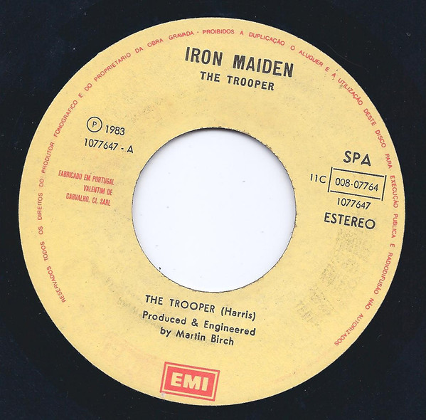 Iron Maiden - The Trooper | EMI (1077647) - 2