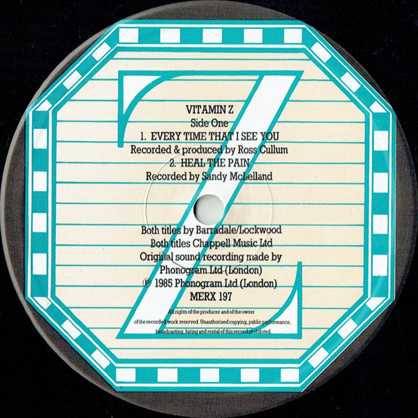 Vitamin Z - Every Time That I See You | Mercury (MERX 197) - 2 Vitamin Z - Every Time That I See You | Mercury (MERX 197) - 2