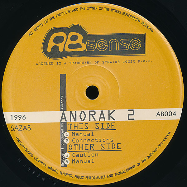 Anorak - Anorak 2 | ABsense (AB004)