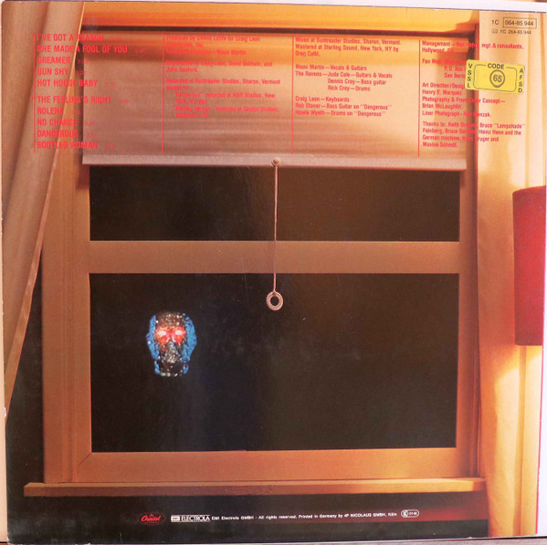 Moon Martin - Escape From Domination | Capitol Records (1C 064-85 944) - 2