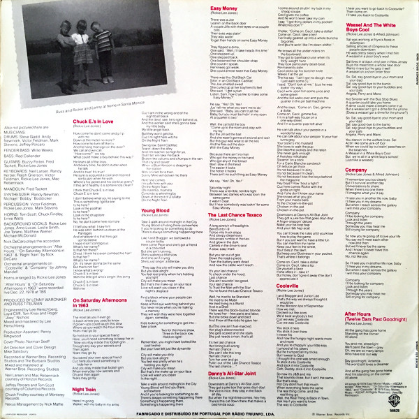 Rickie Lee Jones - Rickie Lee Jones | Warner Bros. Records (56628) - 2