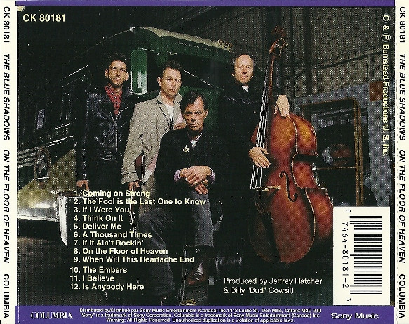 The Blue Shadows - On The Floor Of Heaven | Columbia (CK 80181) - 2
