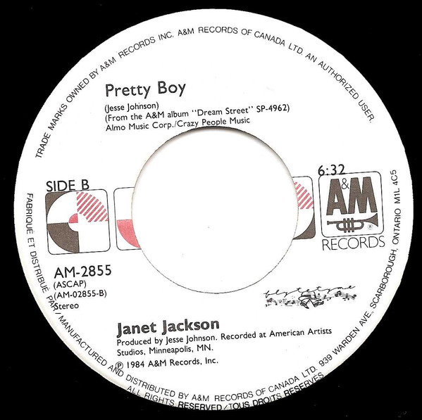 Janet Jackson - When I Think Of You (7") [Vinyl] | A&M Records (AM-2855) - 2